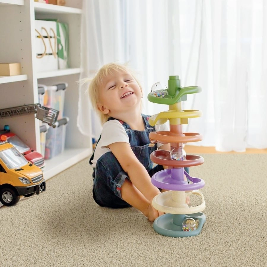 Quercetti - Spiral Tower Play BioPlastic (damaged packaging)