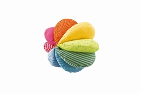 Rainbow Fabric Baby Ball