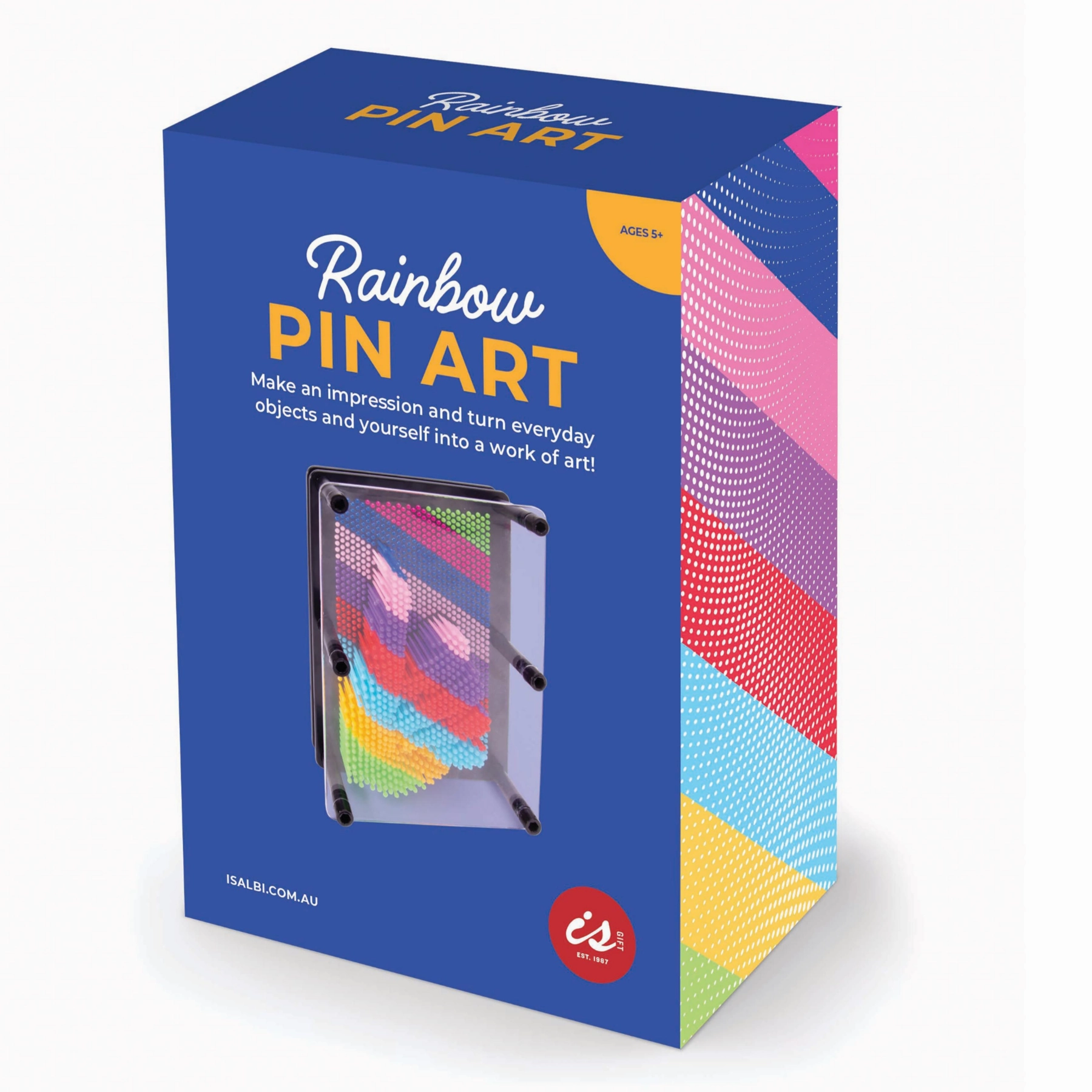 Rainbow Pin Art