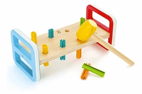 Rainbow Pound-A-Peg Bench - Hape