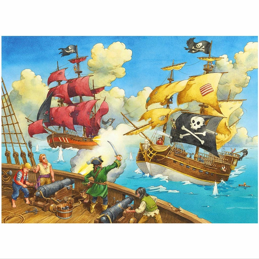 Ravensburger 100 pc -Pirate Battle Puzzle