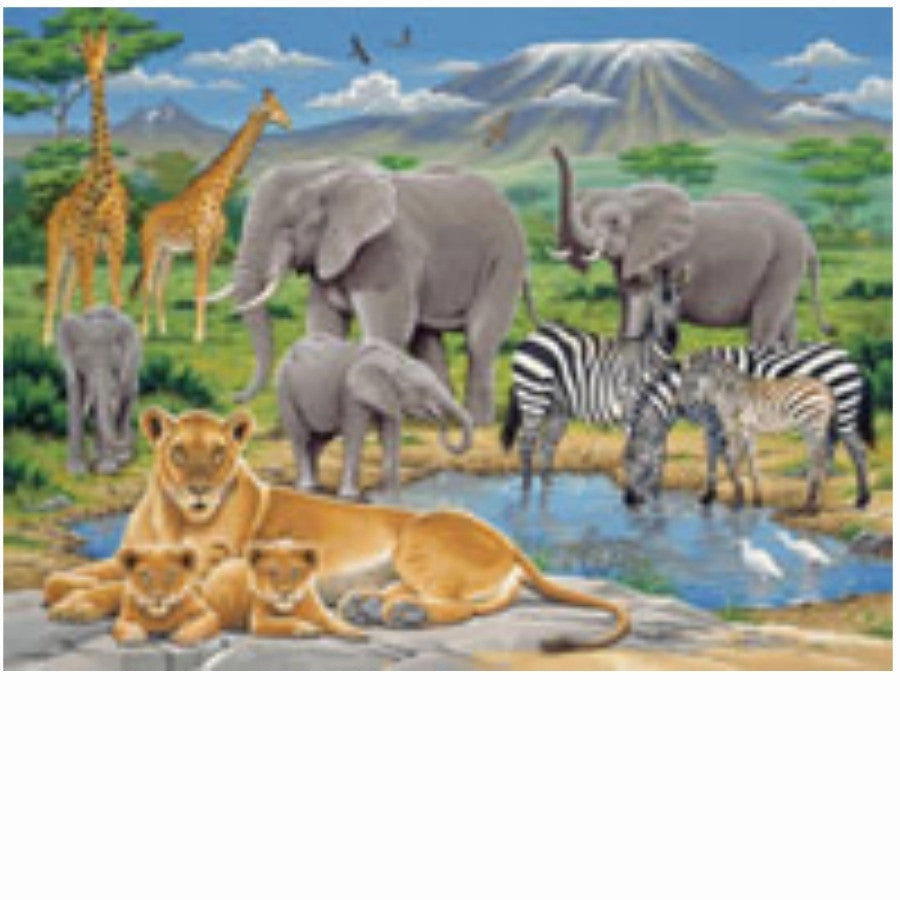Ravensburger 200 pc -Animals In Africa Puzzle