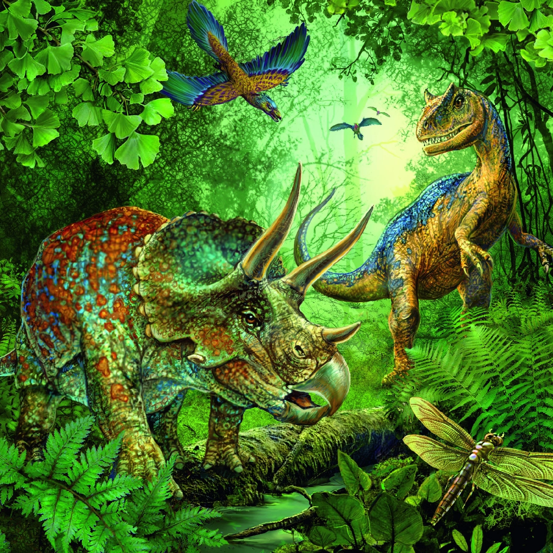 Ravensburger - Dinosaur Fascination Puzzle 3 x 49 Pc