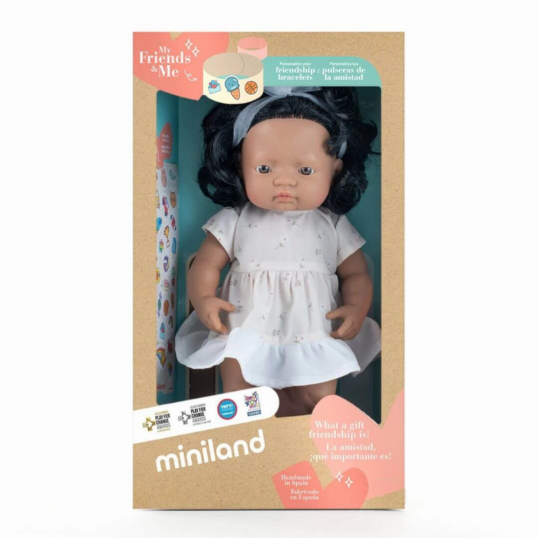 Realistic Montessori Doll - Hispanic Girl