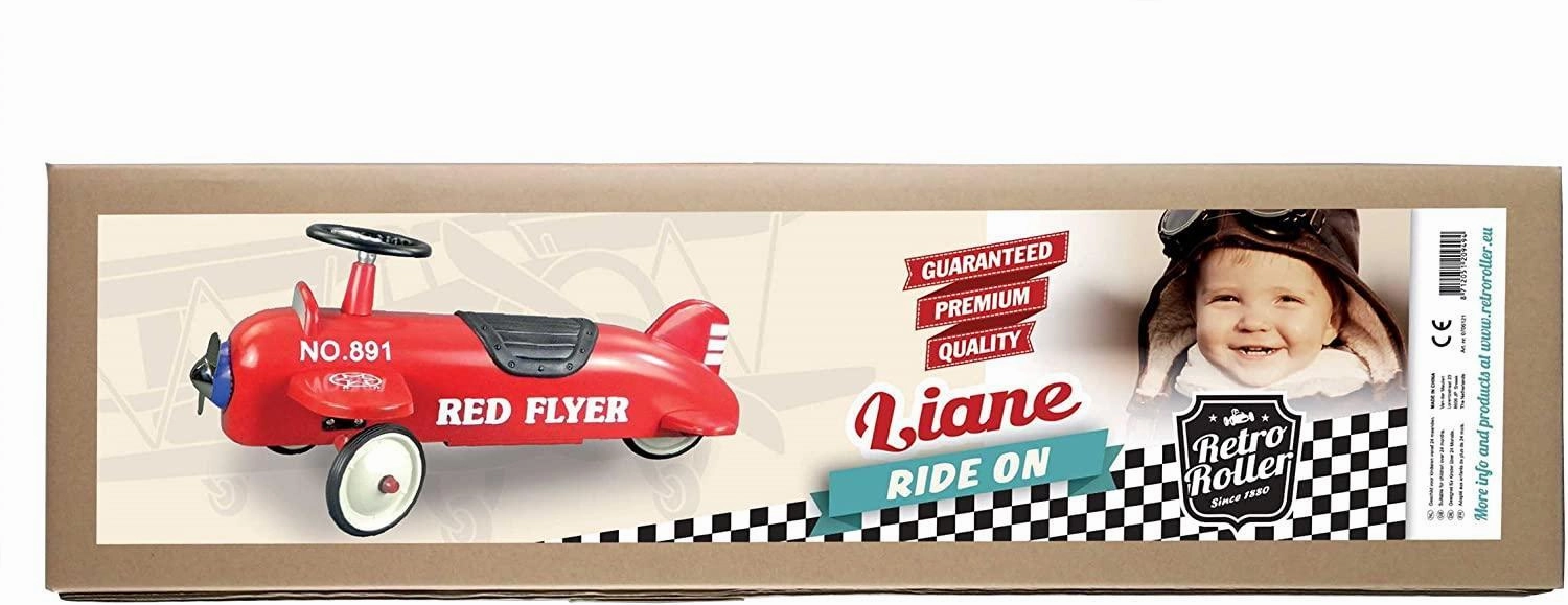 Retro Roller Aeroplane Ride On - Liane