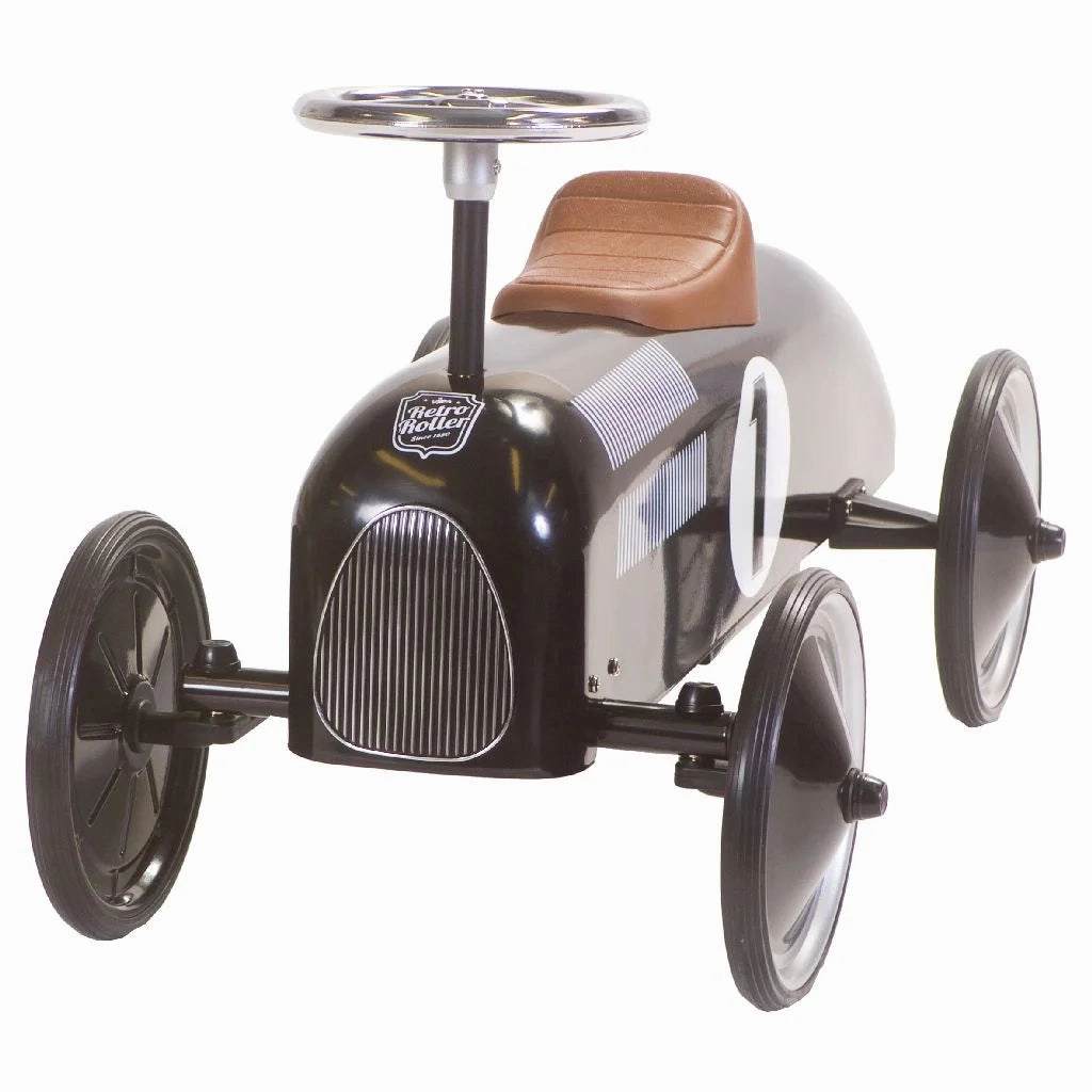 Retro Roller Jean Push Car - Black