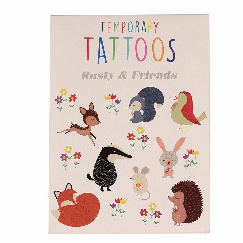 Rex Rusty & Friends Temporary Tattoos (2 Sheets)