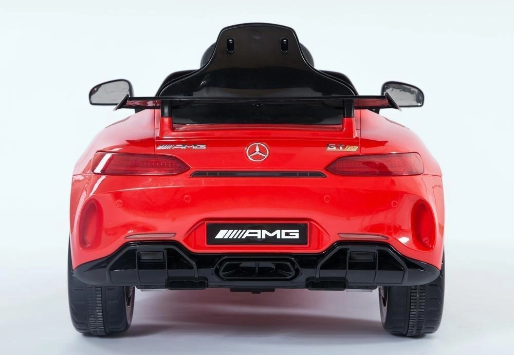 RICCO 6V 4.5A Two Motors Mercedes Benz GTR AMG Electric Ride-On Car, Red