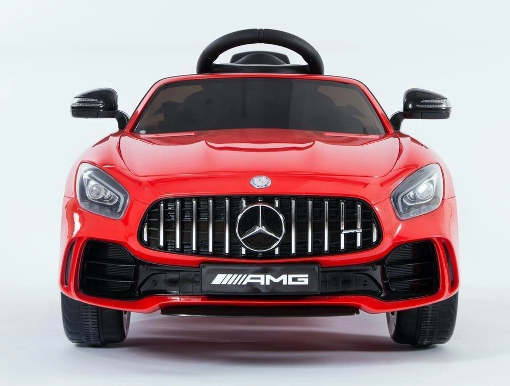 RICCO 6V 4.5A Two Motors Mercedes Benz GTR AMG Electric Ride-On Car, Red