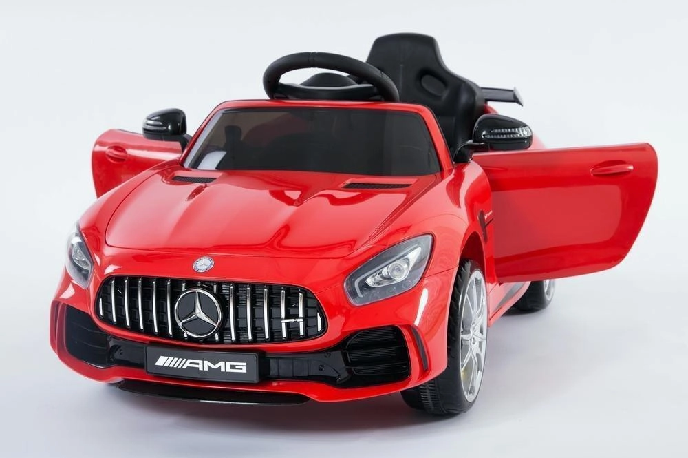 RICCO 6V 4.5A Two Motors Mercedes Benz GTR AMG Electric Ride-On Car, Red