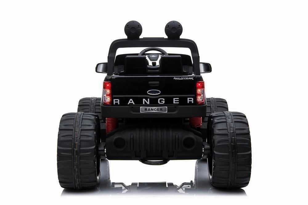 RICCO BLACK 12V Battery Ford Ranger Licenced Monster Truck 4 Motors Kids Electric Ride-on Car