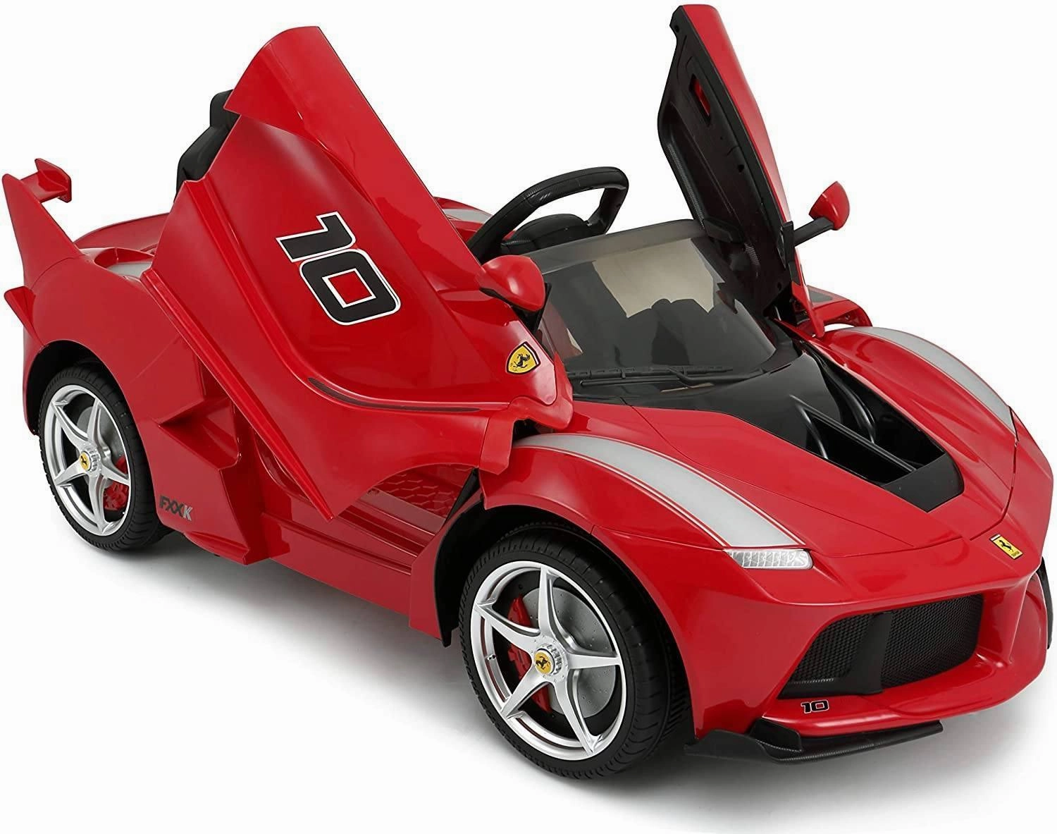 RICCO Genuine Official Licensed La Ferrari FXXK 12V Battery Ride-On Car with 2-Motors & Remote Control