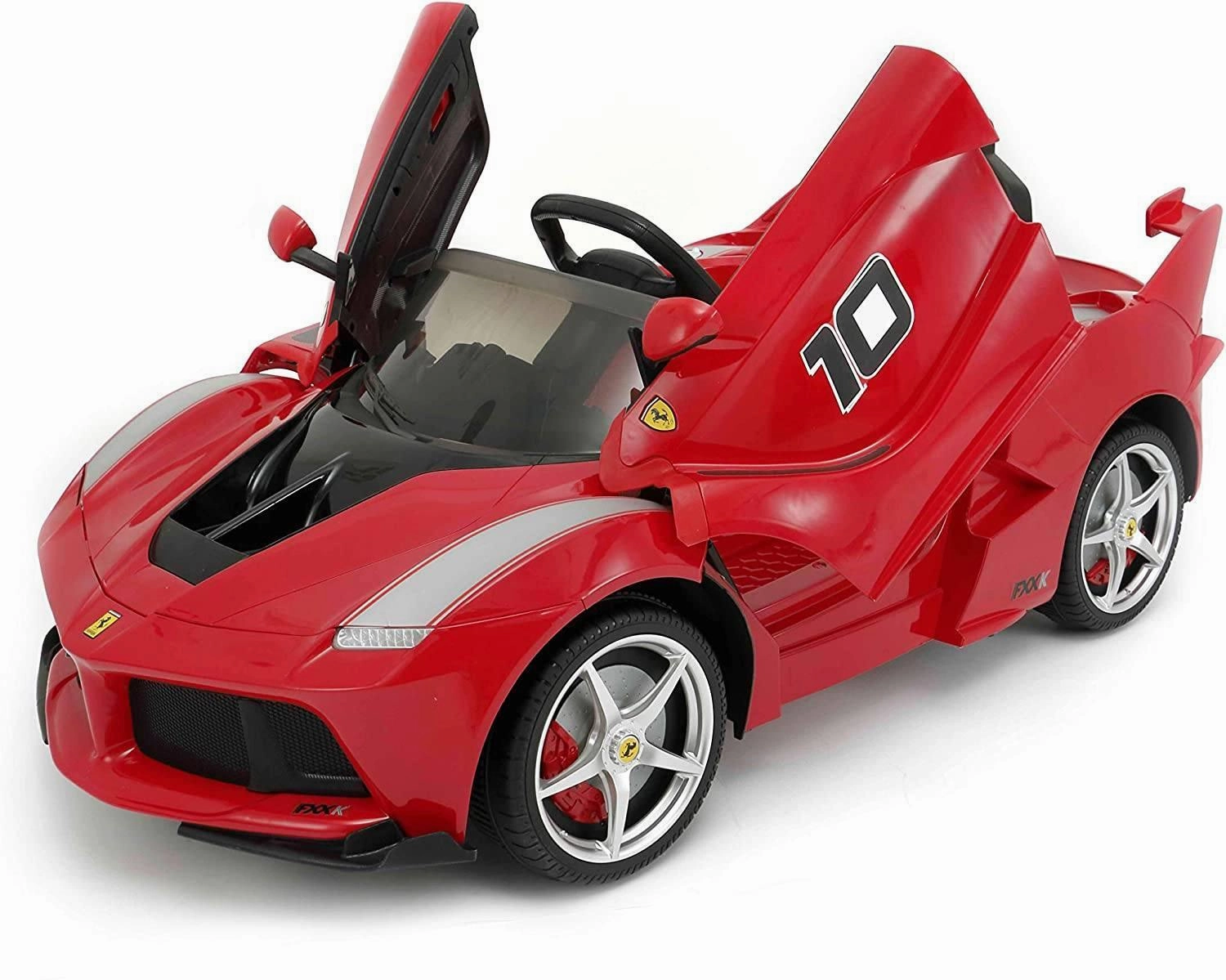 RICCO Genuine Official Licensed La Ferrari FXXK 12V Battery Ride-On Car with 2-Motors & Remote Control