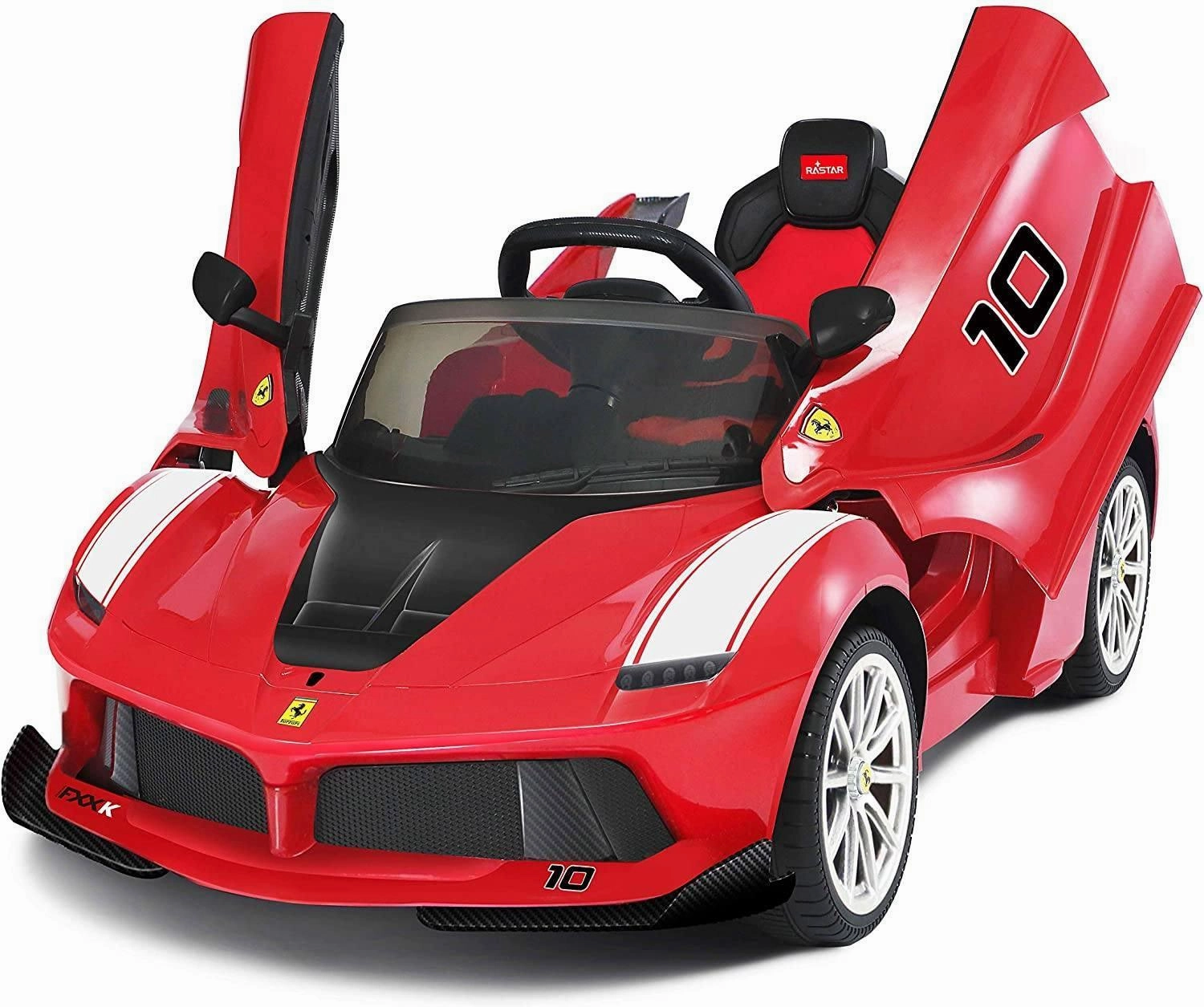 RICCO Genuine Official Licensed La Ferrari FXXK 12V Battery Ride-On Car with 2-Motors & Remote Control
