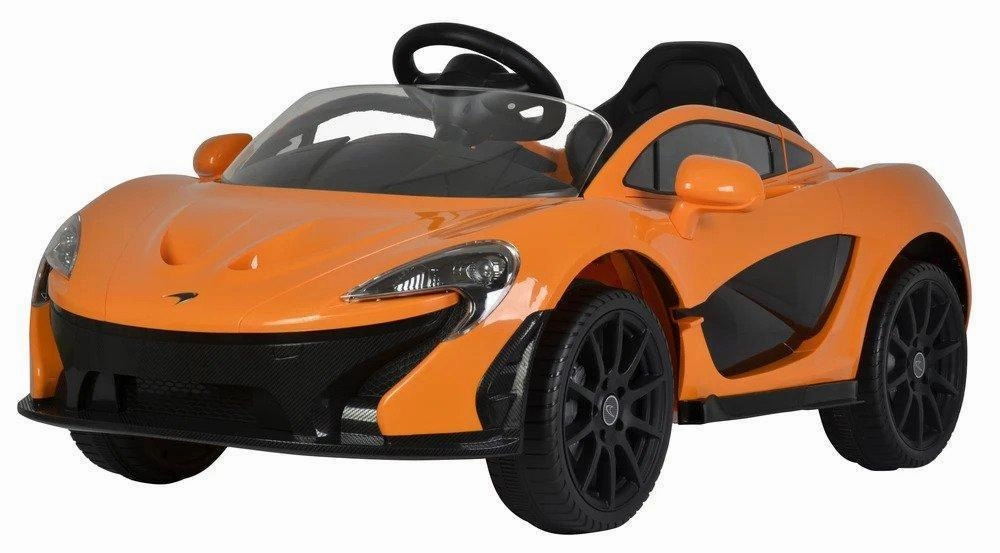 RICCO McLaren P1 12V Battery Powered Kids Electric Ride-On Toy Car Orange