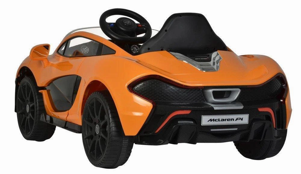 RICCO McLaren P1 12V Battery Powered Kids Electric Ride-On Toy Car Orange