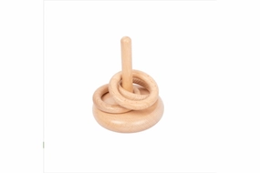 Rings on a Vertical Dowel