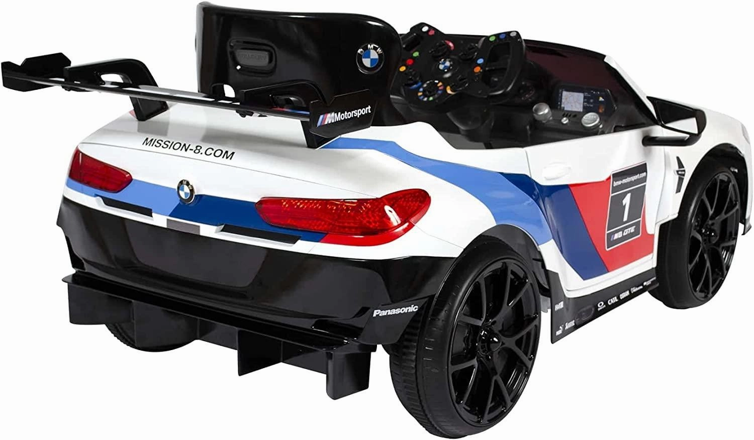 ROLLPLAY Germany BMW M8 GTE 12V Battery Ride-on Car with Remote Control