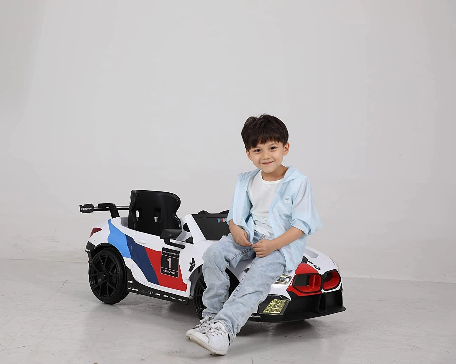 ROLLPLAY Germany BMW M8 GTE 12V Battery Ride-on Car with Remote Control