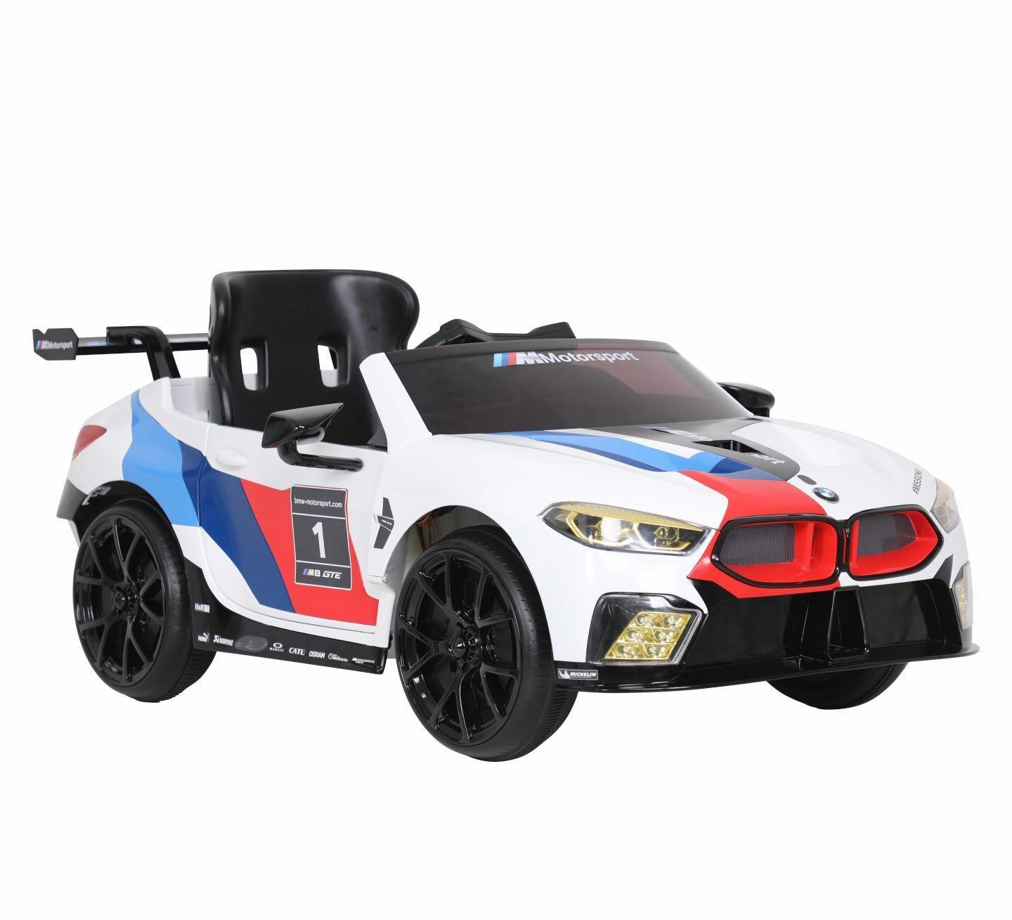 ROLLPLAY Germany BMW M8 GTE 12V Battery Ride-on Car with Remote Control