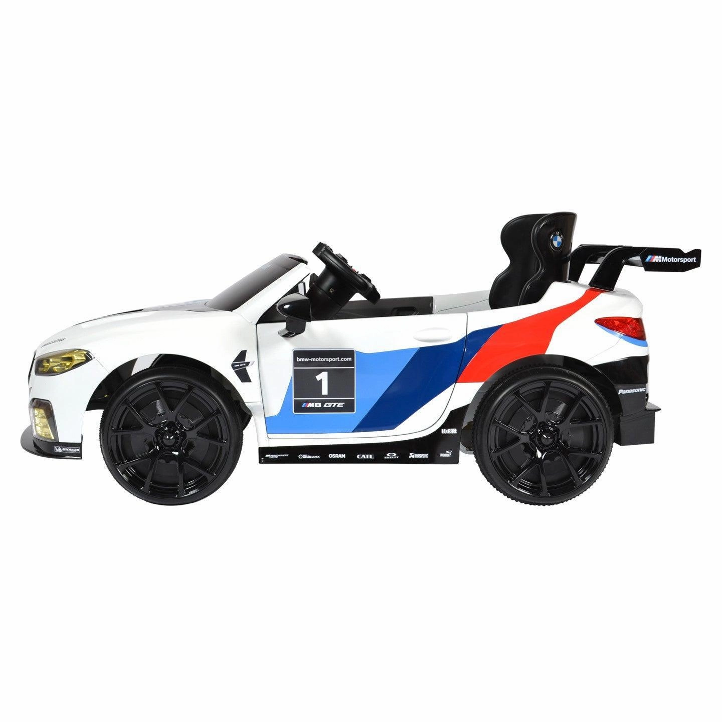 ROLLPLAY Germany BMW M8 GTE 12V Battery Ride-on Car with Remote Control