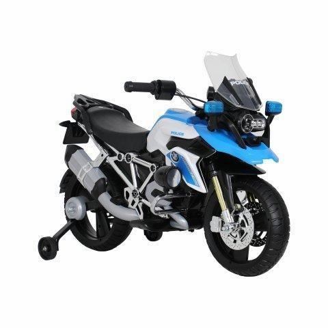 ROLLPLAY Germany Electric 6V Battery BMW R1200GS Police Motorcycle Ride-on, Blue