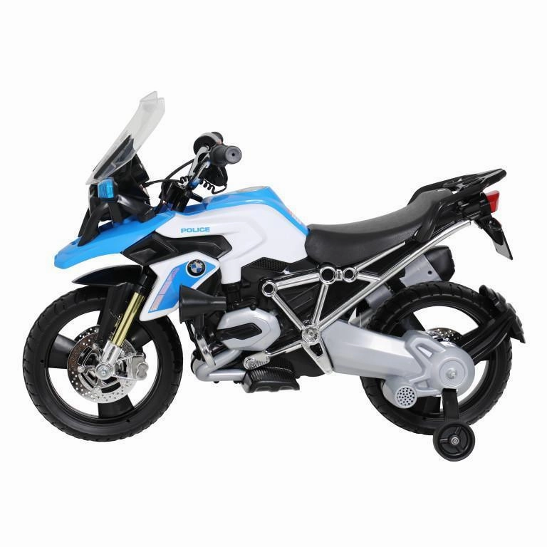 ROLLPLAY Germany Electric 6V Battery BMW R1200GS Police Motorcycle Ride-on, Blue