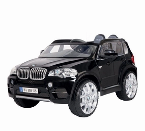 ROLLPLAY Premium BMW X5 12V Battery Ride-On Car - Black