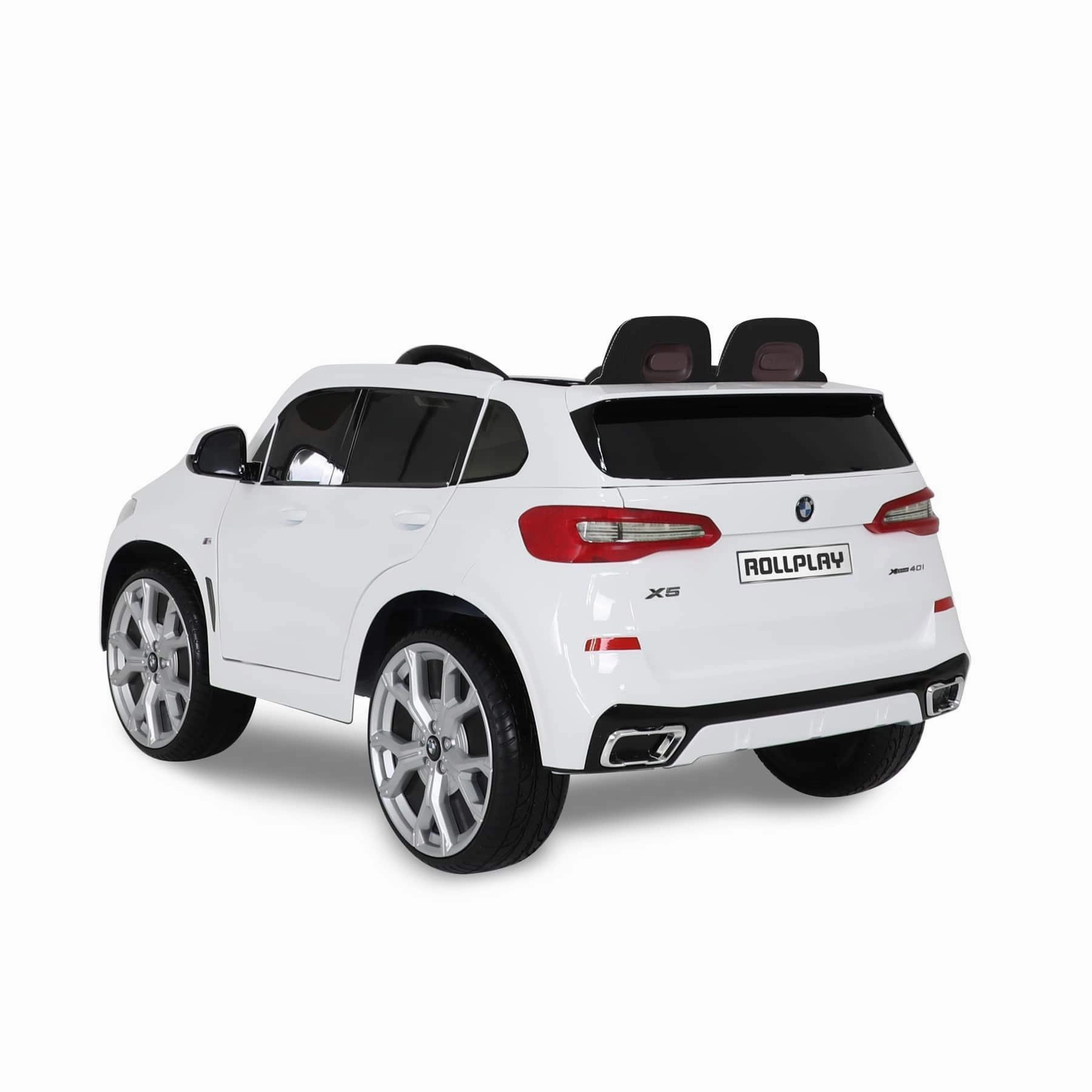 ROLLPLAY Premium BMW X5 12V Battery Ride-on Car - White