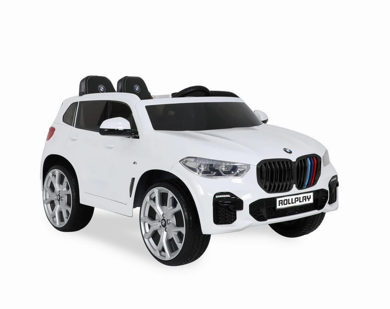 ROLLPLAY Premium BMW X5 12V Battery Ride-on Car - White