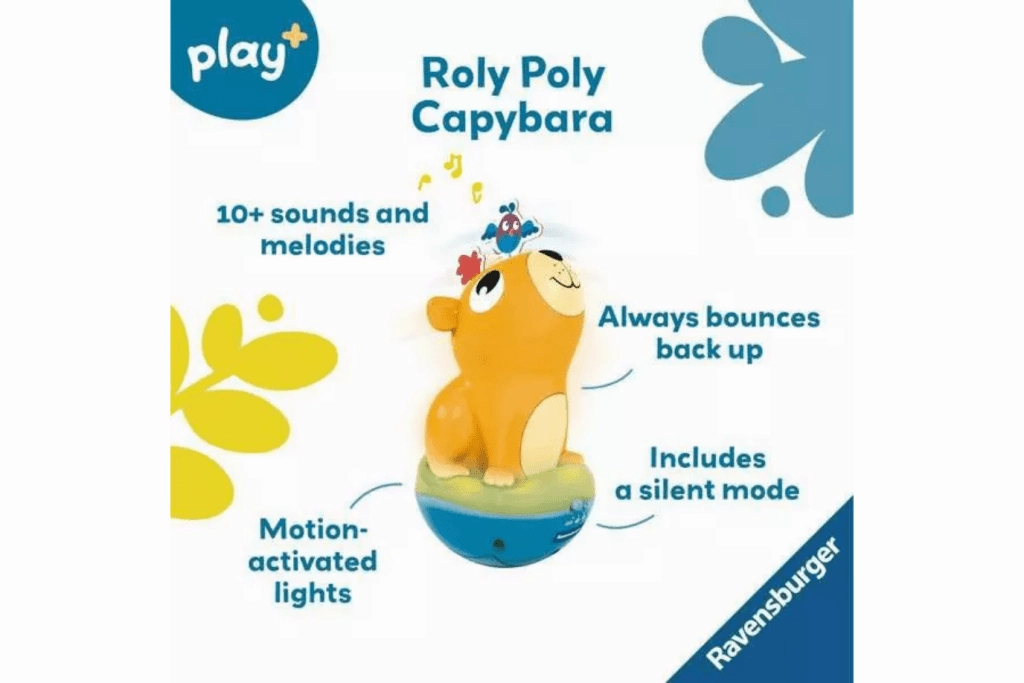 Roly Poly Capybara - Tummy Time Toy