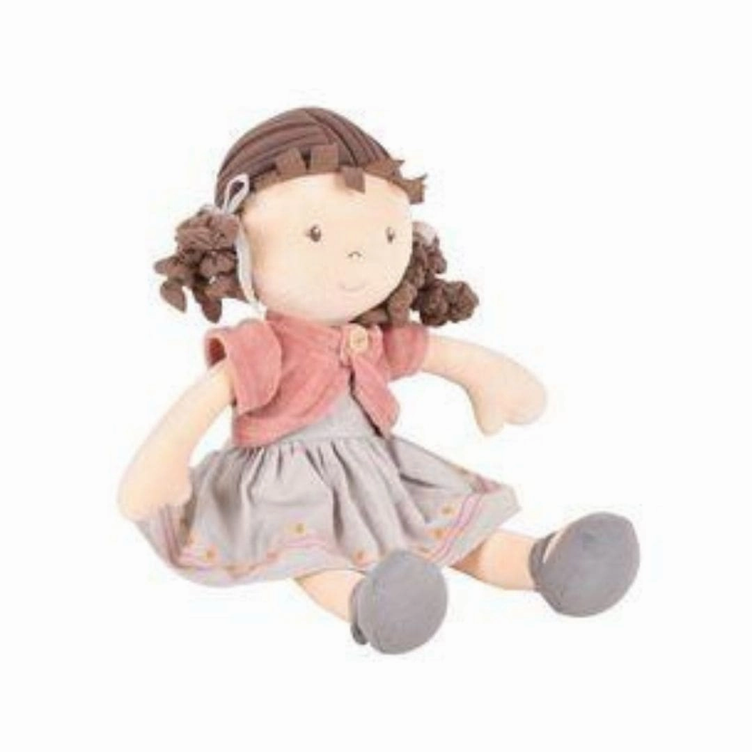 Rose - Organic Doll with Brown Hair