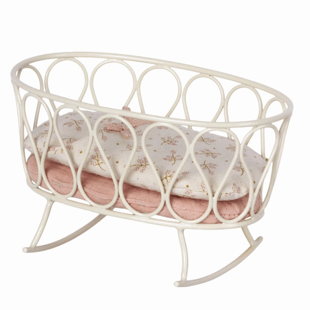 Rose Cradle with Sleeping Bag and Bunny