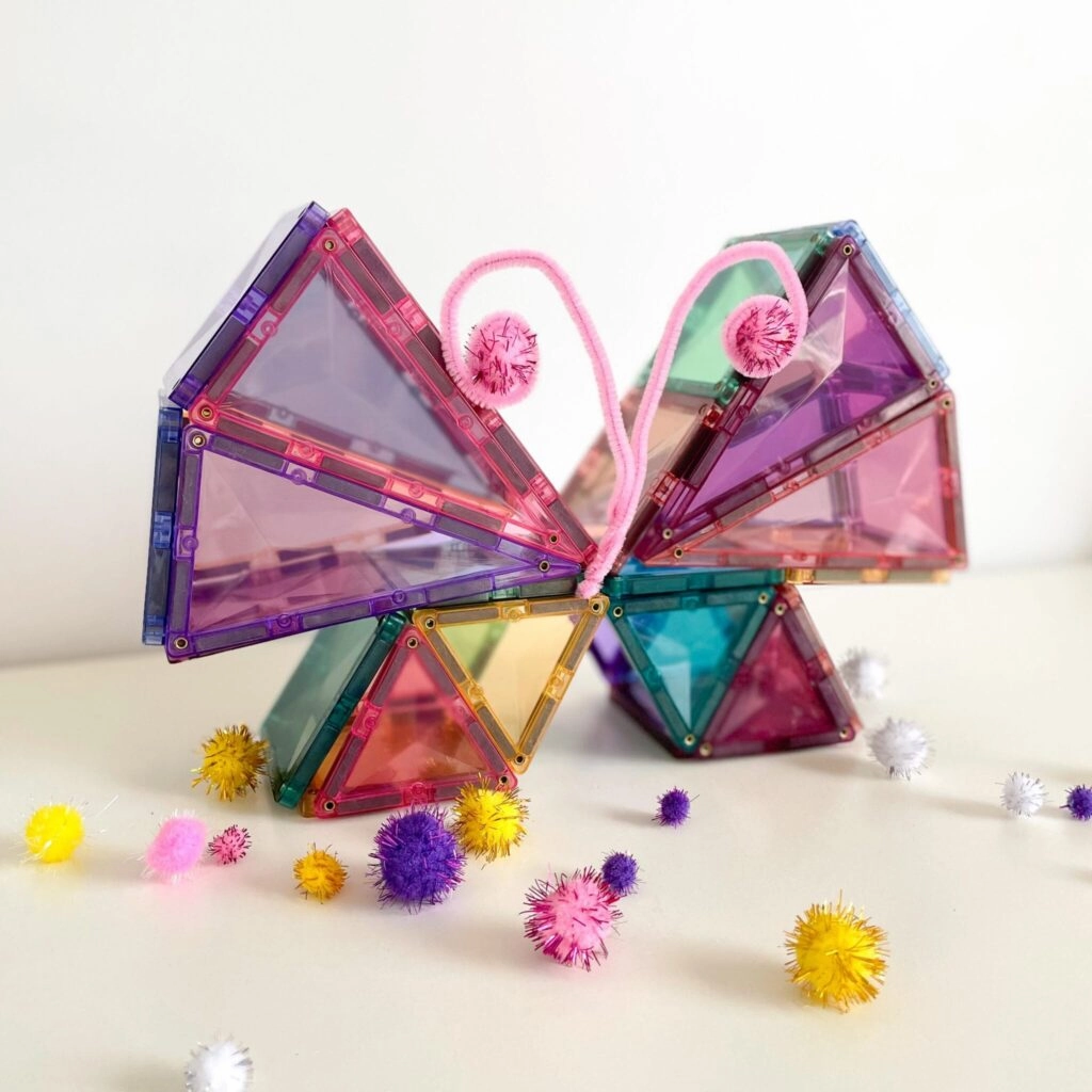 Sale Connetix Tiles 24 Piece Rainbow Mini Pack