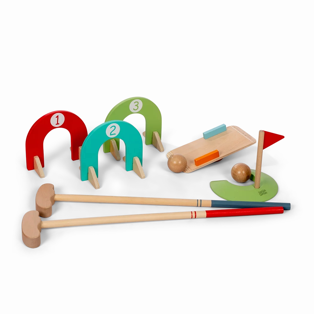 Sale MamaMemo Wooden Mini Golf Set