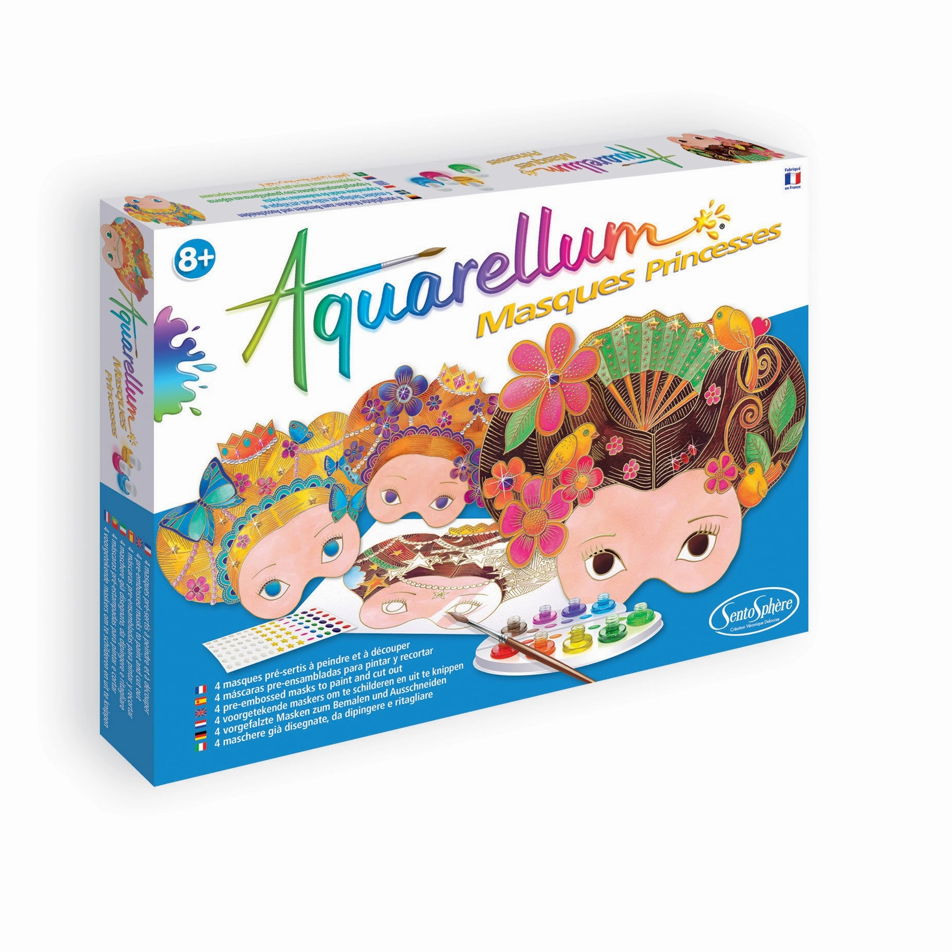 Sentosphre Aquarellum and Princess Masks