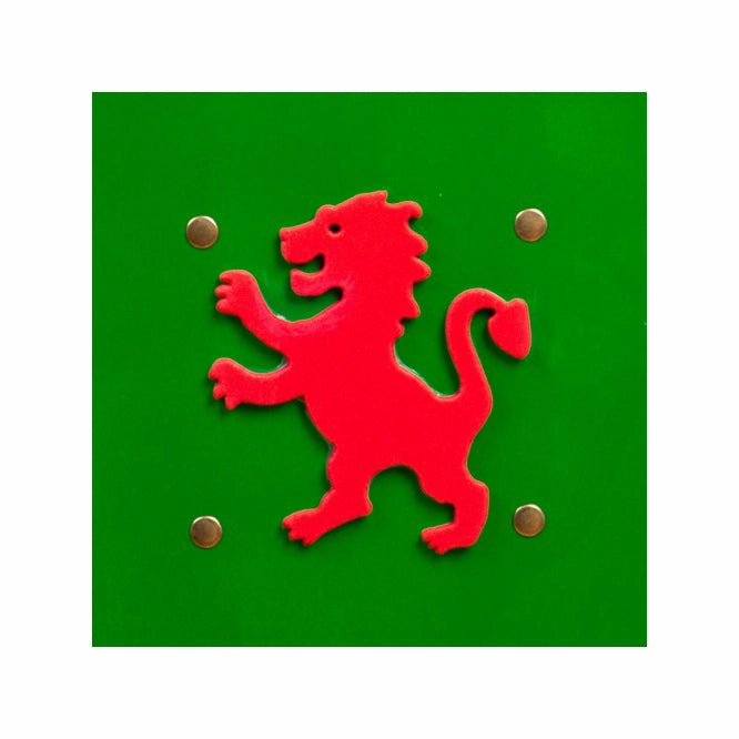 Shield Kamelot Green Lion