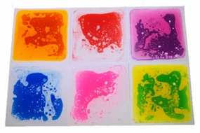 Small Gel Floor Tiles [Pack of 6]