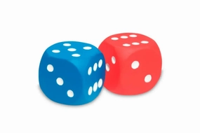 Soft Foam Dot Dice (Set of 2)