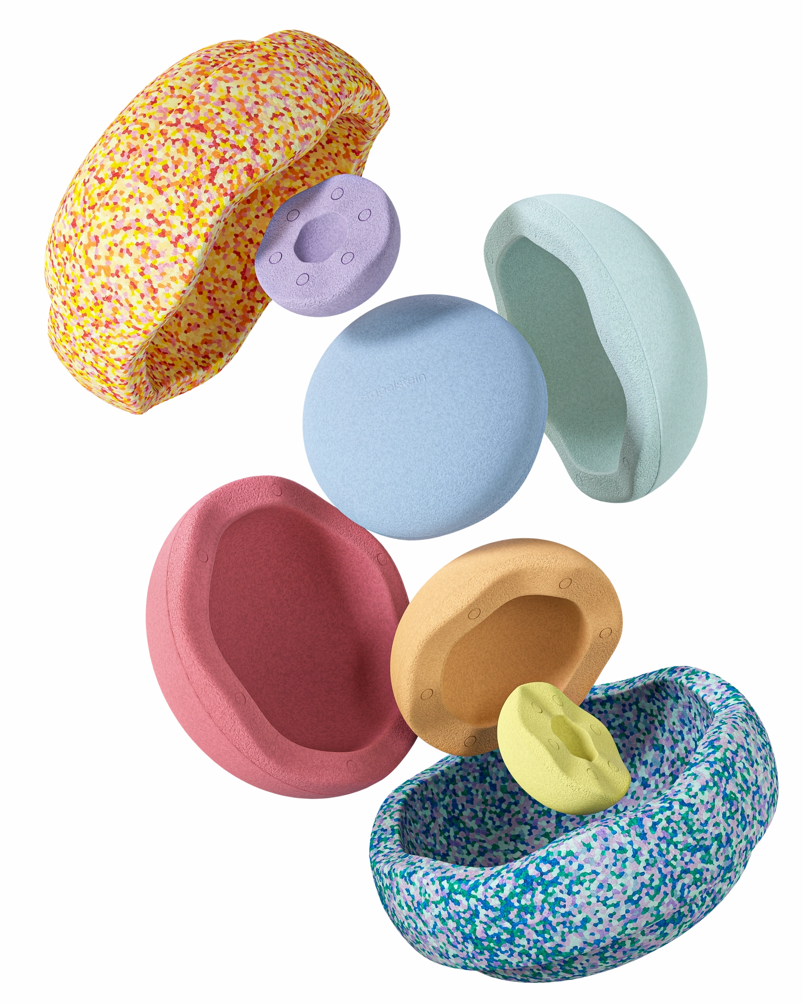 Stapelstein Inside Nesting and Stacking Set - 8 pieces