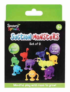 Suction Monsters  Set of 9