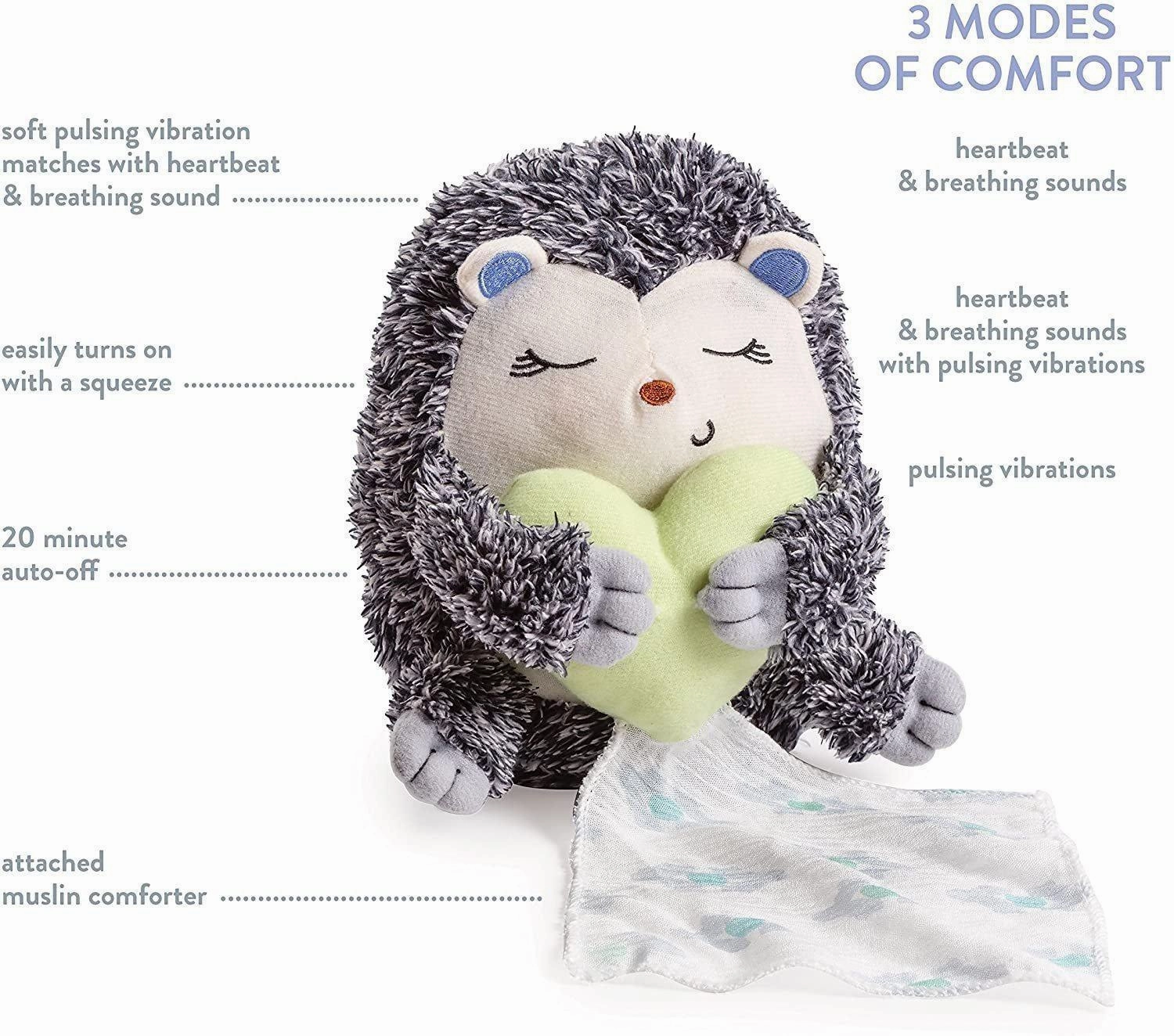 Summer Infant Little Heartbeats Soother Hedgehog
