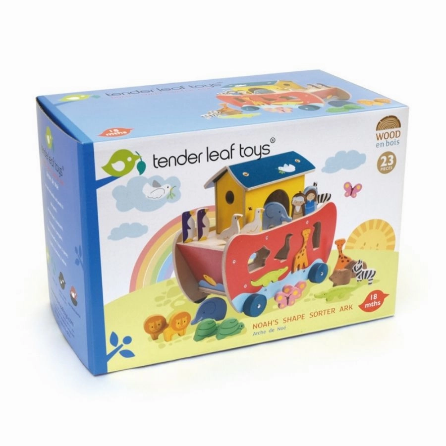 Tender Leaf Toys - Noah's Shape Sorter Ark