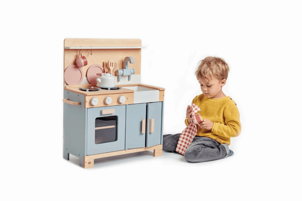 Tenderleaf Wooden Play Kitchen