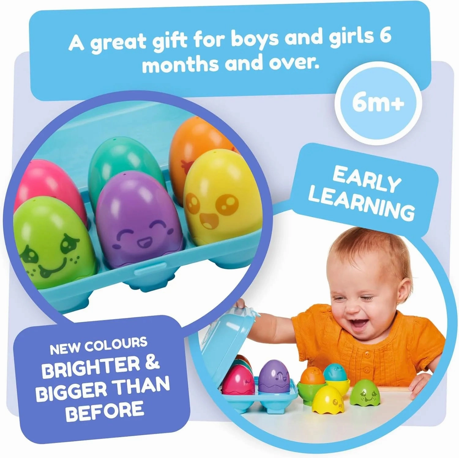 TOMY Hide and Squeak Bright Chicks Baby Toy