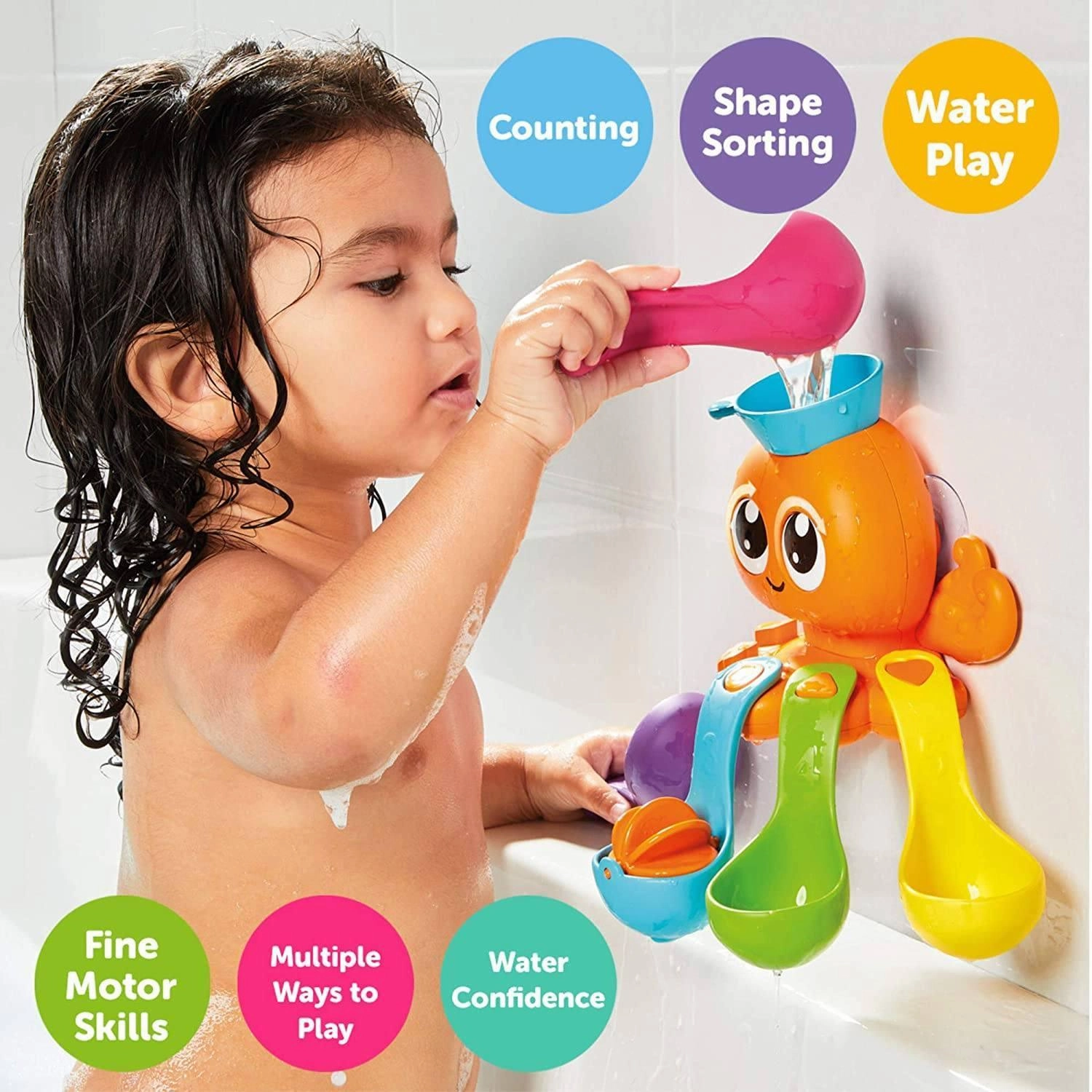 Tomy Toomies 7-in-1 Bath Activity Octopus