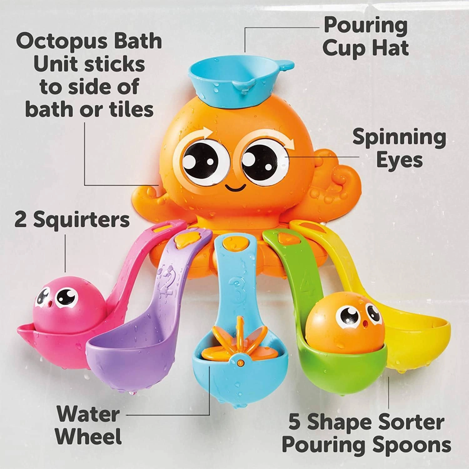 Tomy Toomies 7-in-1 Bath Activity Octopus