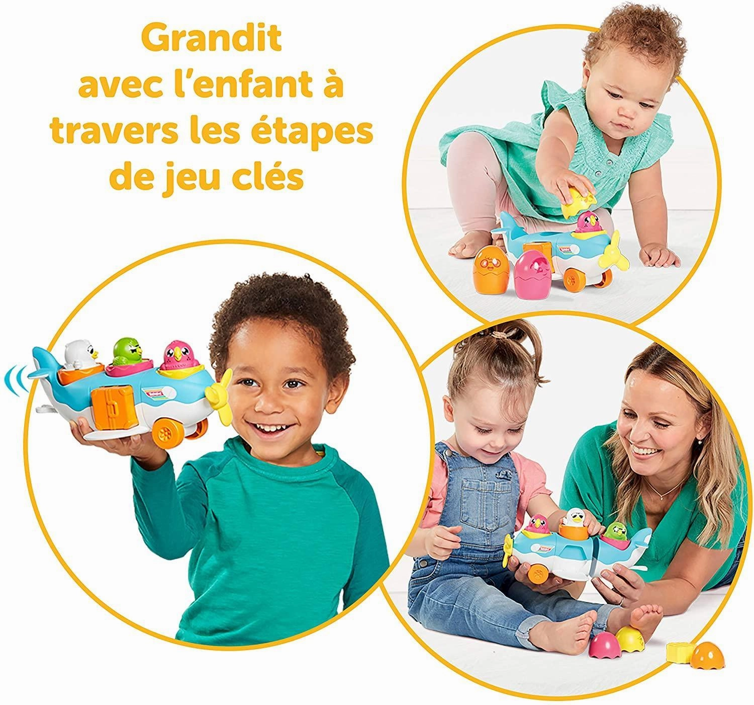 Tomy Toomies Hide & Squeak 2 In 1 Load & Go Plane