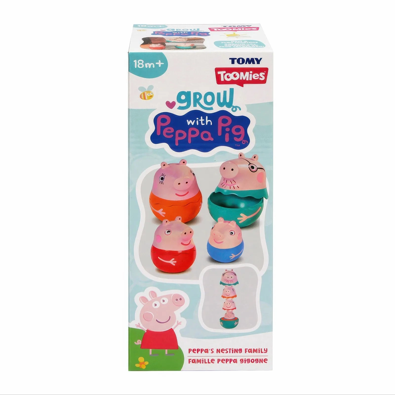 TOMY Toomies Peppa Pig - Peppas Nesting Family
