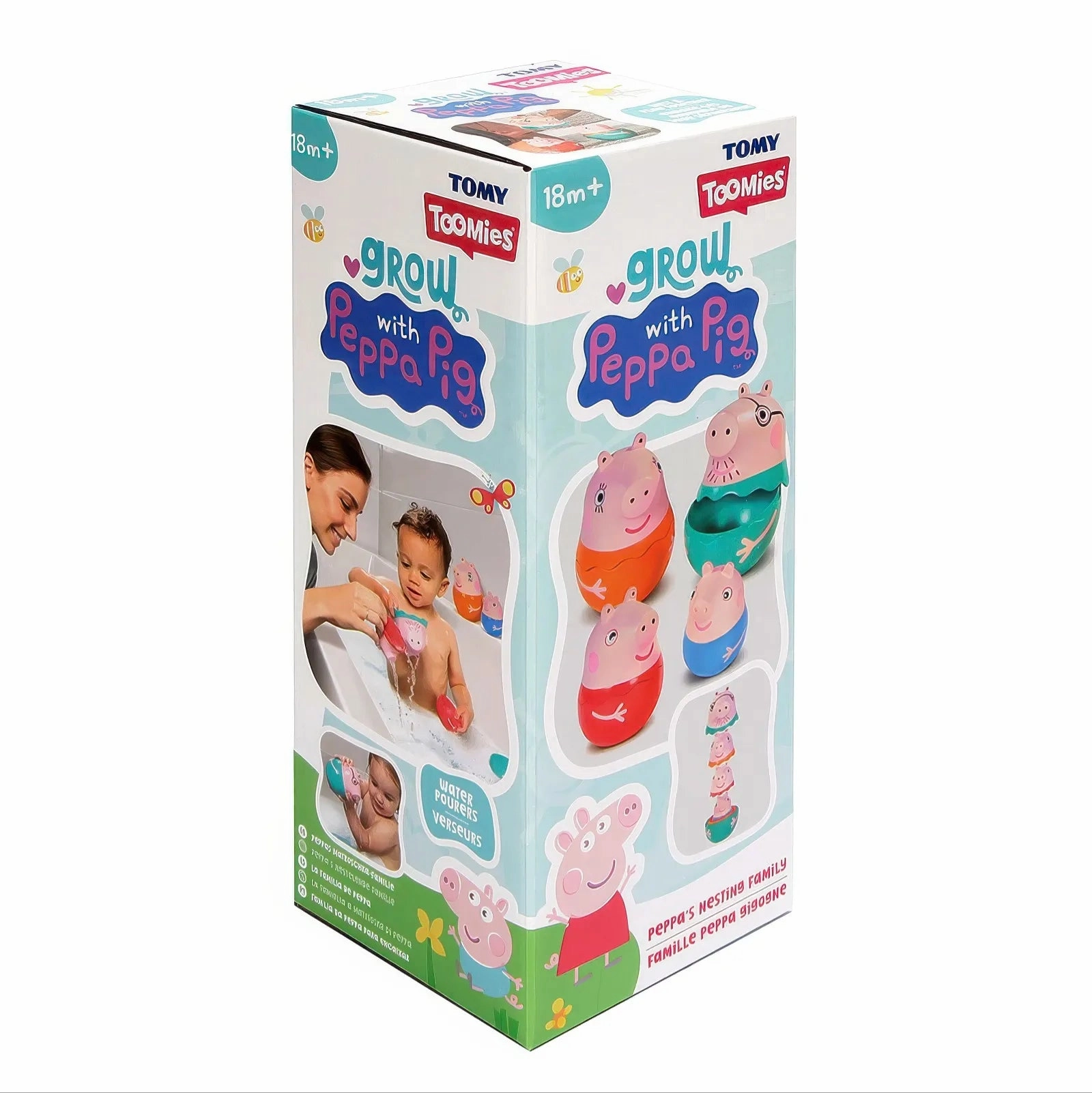 TOMY Toomies Peppa Pig - Peppas Nesting Family
